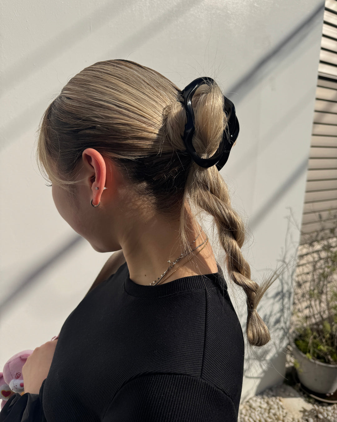 ヘアクリップ ブラック大