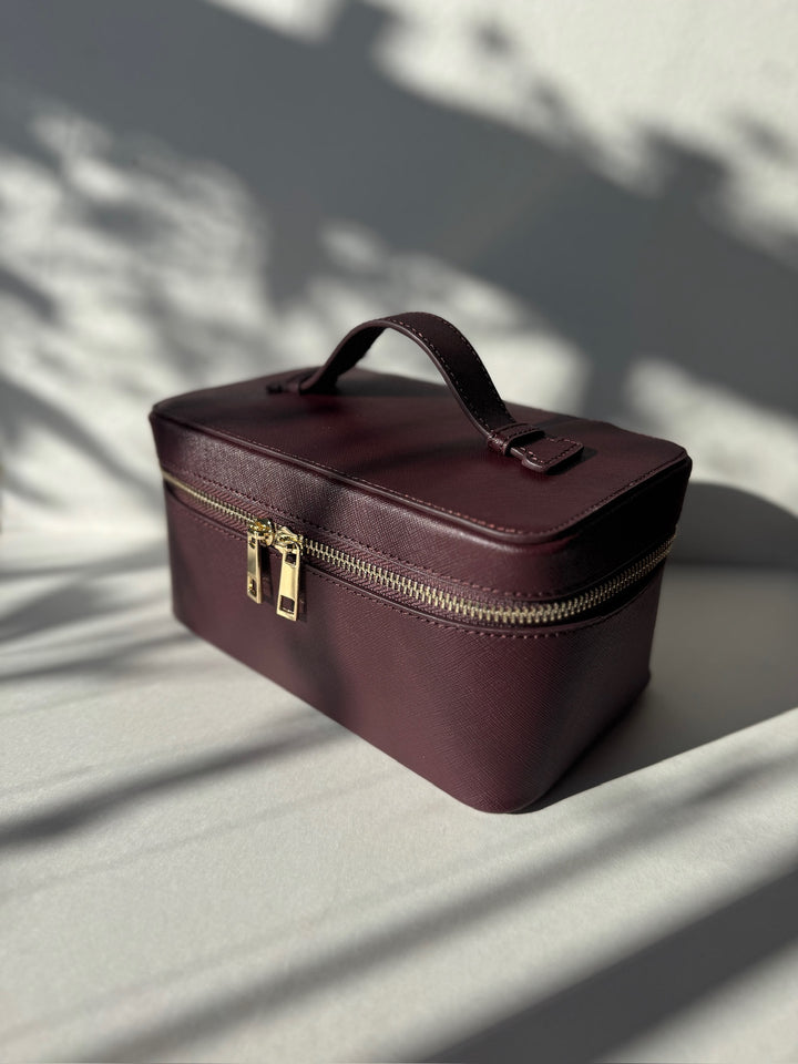 コスメボックス（バーガンディ）