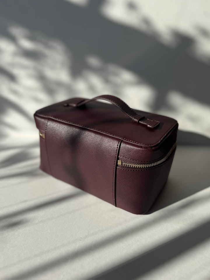 コスメボックス（バーガンディ）