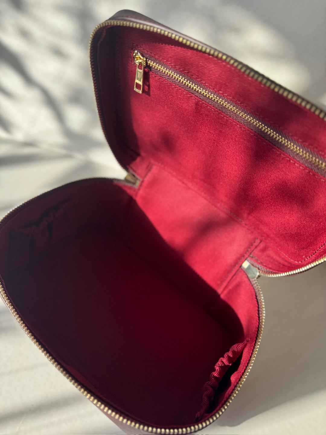 コスメボックス（バーガンディ）